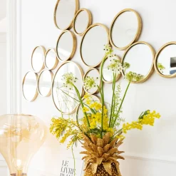 KARE Spiegel Bubbles Brass 38x93cm Online