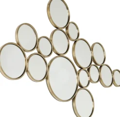 KARE Spiegel Bubbles Brass 38x93cm Online