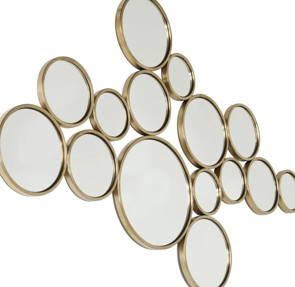 KARE Spiegel Bubbles Brass 38x93cm Online