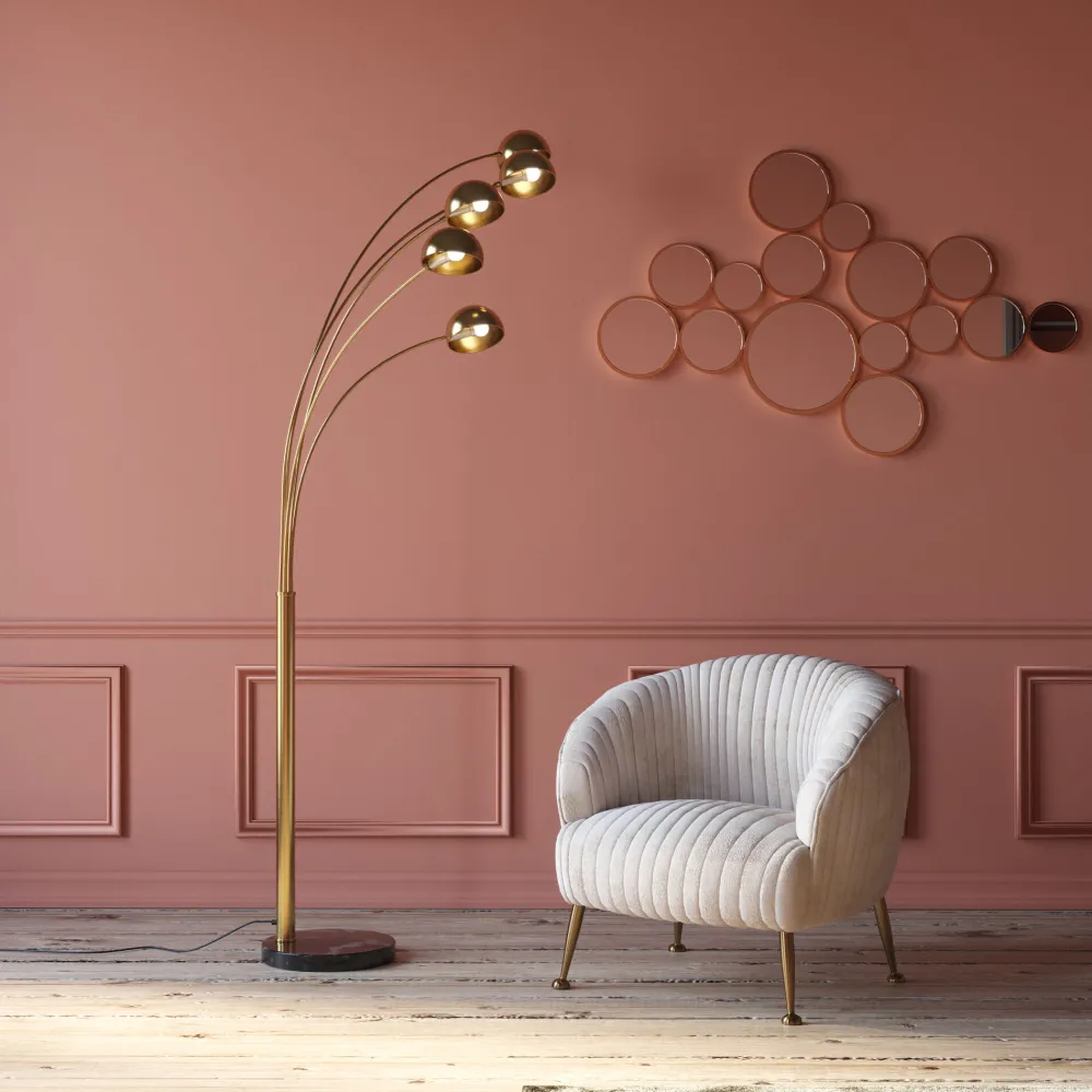 KARE Spiegel Bubbles Brass 38x93cm Online