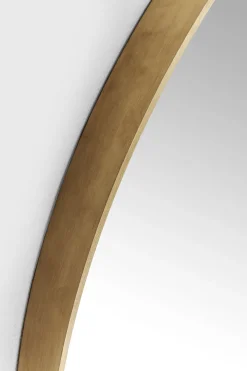 KARE Spiegel Curve Brass Ø100 Outlet