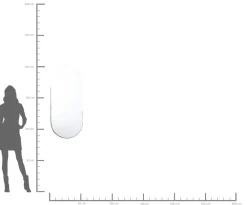 KARE Spiegel Hipster Oval 50x114cm Outlet