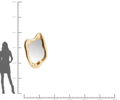 KARE Spiegel Hologram Gold 117x68cm