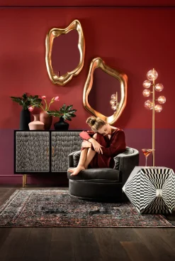KARE Spiegel Hologram Gold 119x76cm Sale