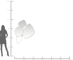 KARE Spiegel Shapes 130x110cm