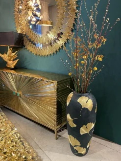 KARE Spiegel Solare Gold Ø132cm Clearance