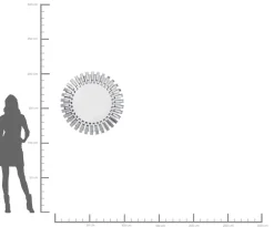 KARE Spiegel Sprocket Ø92cm Discount