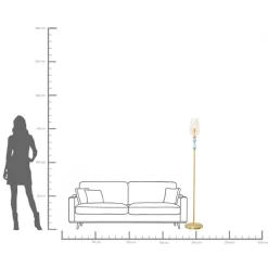 KARE Stehleuchte Allegra Gold 165cm Best