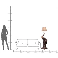 KARE Stehleuchte Animal Elephant 154cm Online