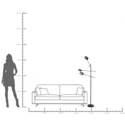KARE Stehleuchte Bola Trio 160cm New