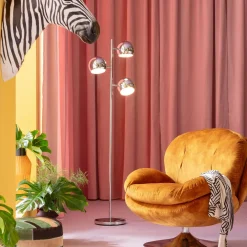 KARE Stehleuchte Calotta Chrome Outlet