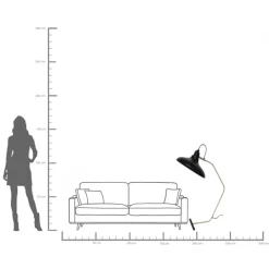 KARE Stehleuchte Doro Schwarz 130cm Sale
