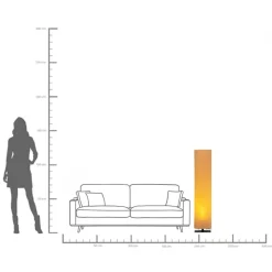 KARE Stehleuchte Facile 120cm Hot