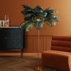 KARE Stehleuchte Feather Palm Grün 165cm Clearance