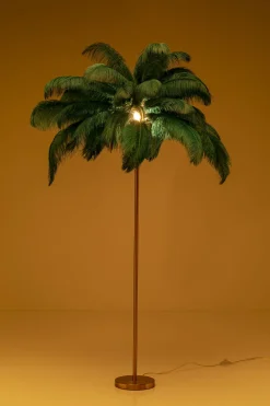 KARE Stehleuchte Feather Palm Grün 165cm Clearance