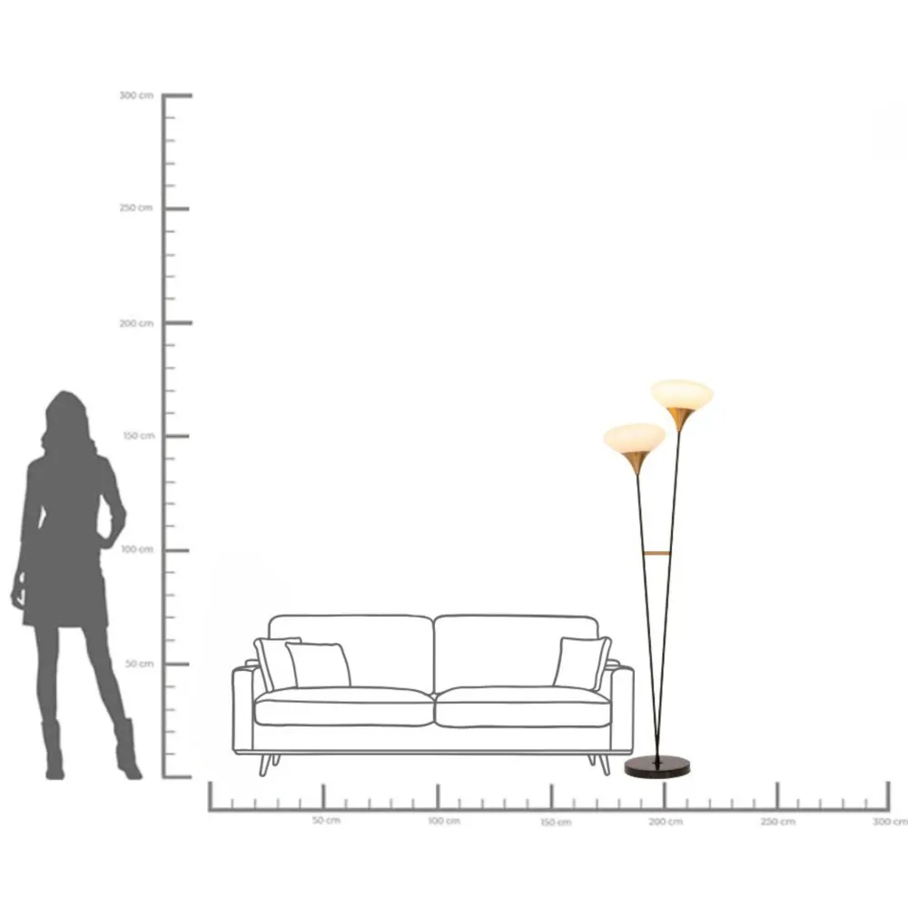 KARE Stehleuchte Gocce 174cm