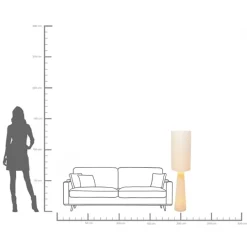 KARE Stehleuchte Marleen Beige Boucle 130cm Discount