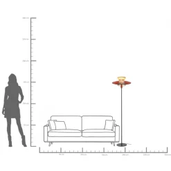 KARE Stehleuchte Riva 160cm New