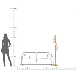 KARE Stehleuchte Scala Balls Brass 160cm Online