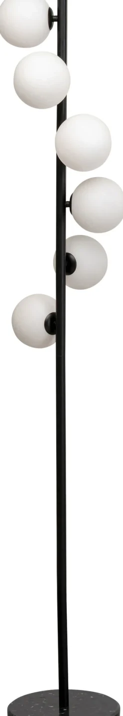 KARE Stehleuchte Scala Balls Milky Schwarz 160cm Clearance