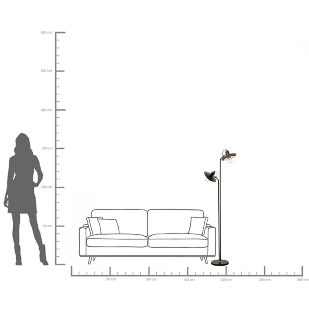 KARE Stehleuchte Speaker Duo 149cm Online
