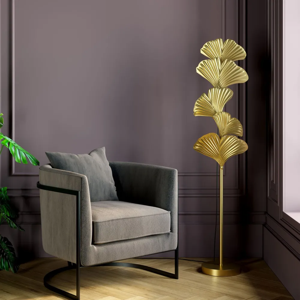 KARE Stehleuchte Yuva Gold 160cm Outlet