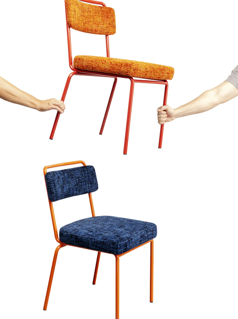 KARE Stuhl Ally Blau Online