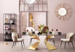 KARE Stuhl Hojas Beige Discount