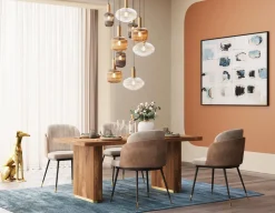 KARE Stuhl Hojas Beige Discount