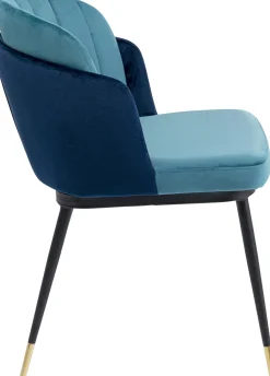 KARE Stuhl Hojas Blau Sale