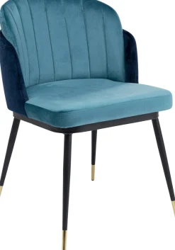 KARE Stuhl Hojas Blau Sale