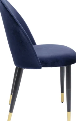 KARE Stuhl Iris Velvet Blau (2/Set) New