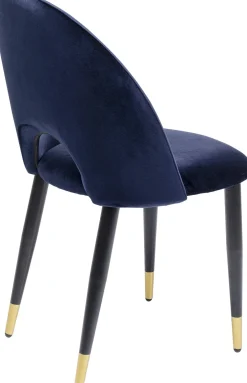KARE Stuhl Iris Velvet Blau (2/Set) New