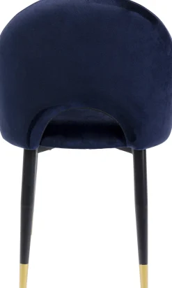 KARE Stuhl Iris Velvet Blau (2/Set) New