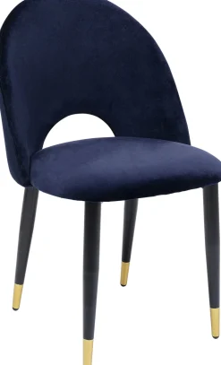 KARE Stuhl Iris Velvet Blau (2/Set) New