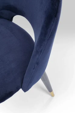 KARE Stuhl Iris Velvet Blau (2/Set) New