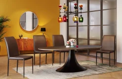 KARE Stuhl Milano Brown Best