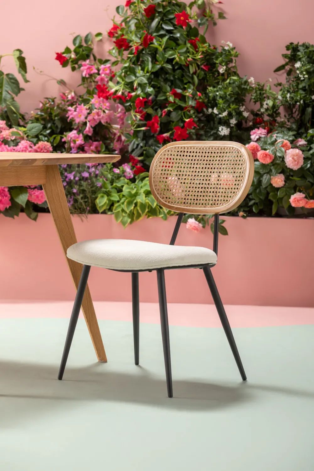 KARE Stuhl Rosali Creme Outlet