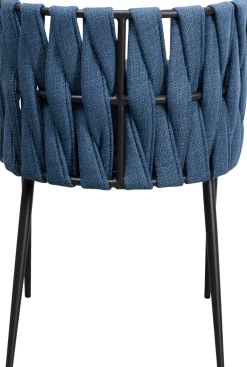 KARE Stuhl Saluti Blau Outlet