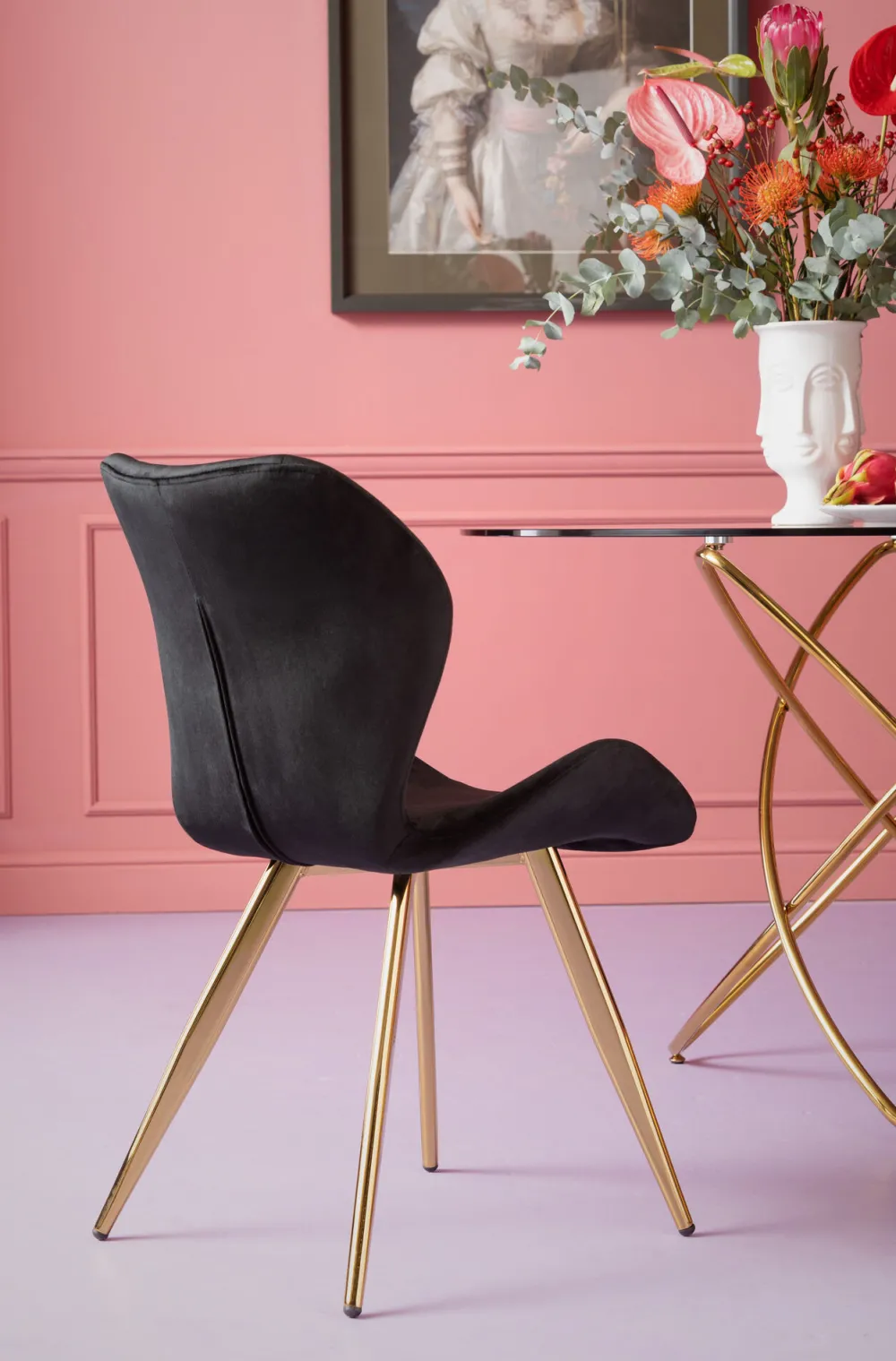 KARE Stuhl Viva Schwarz Discount