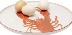 KARE Teller Crabes Rot Ø27cm Sortiert Best