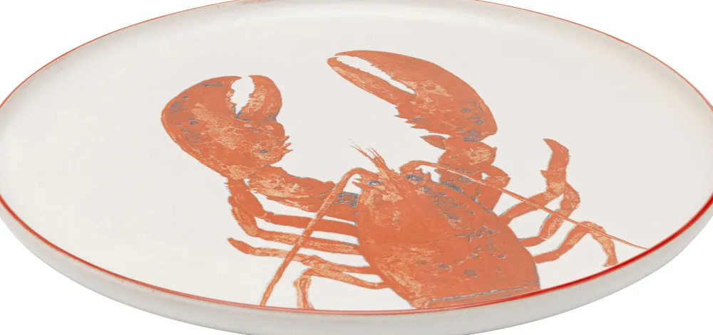KARE Teller Crabes Rot Ø27cm Sortiert Best