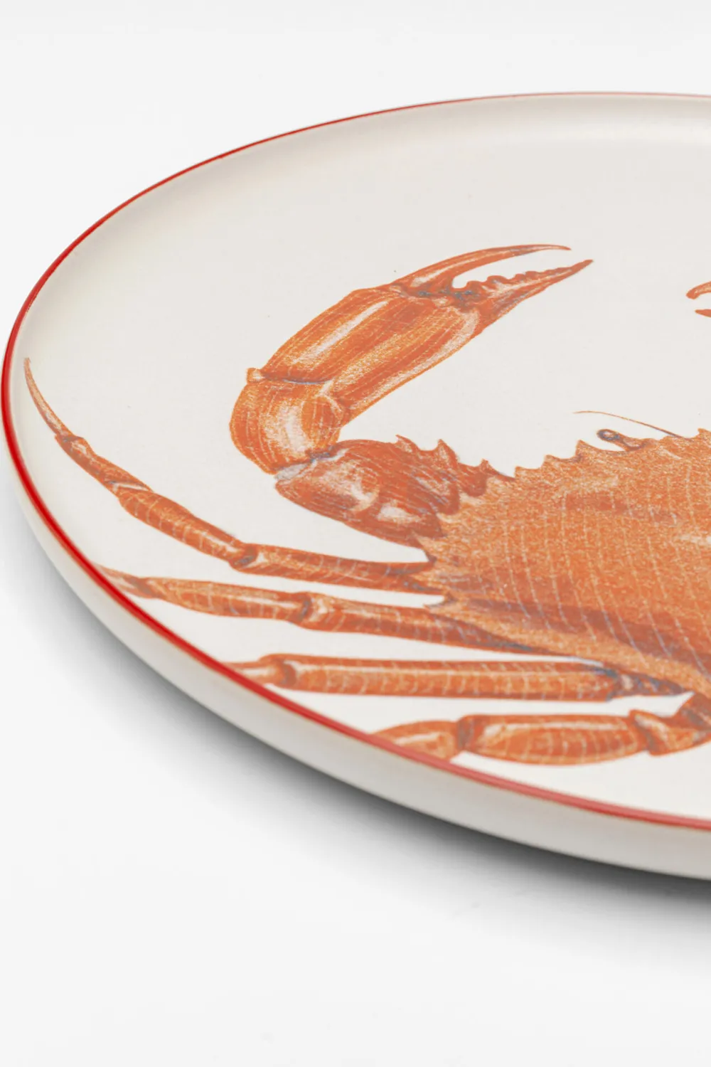 KARE Teller Crabes Rot Ø27cm Sortiert Best