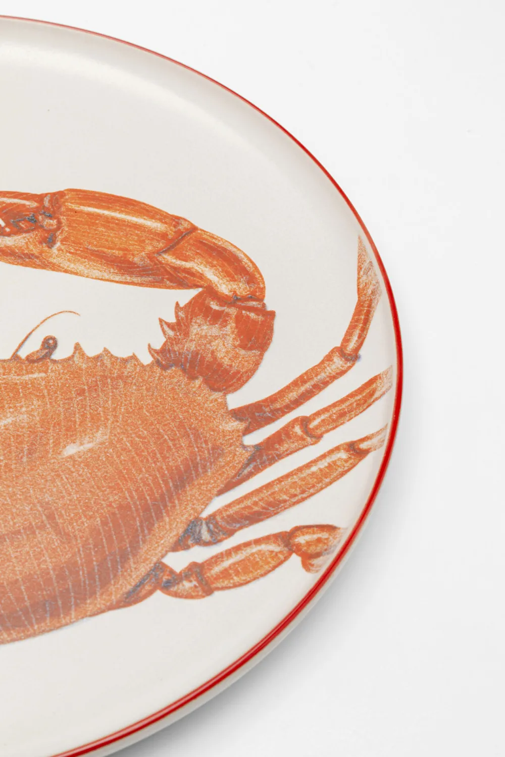 KARE Teller Crabes Rot Ø27cm Sortiert Best