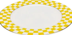 KARE Teller Harlequin Gelb Ø27cm Sale