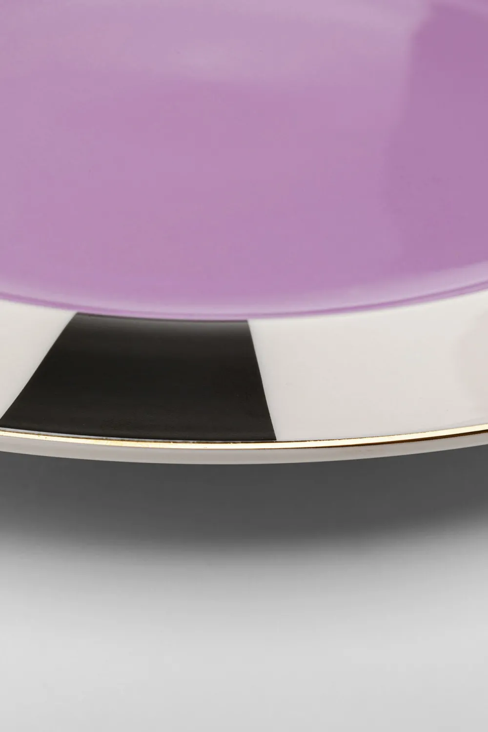 KARE Teller Harlequin Lila Ø31cm Hot