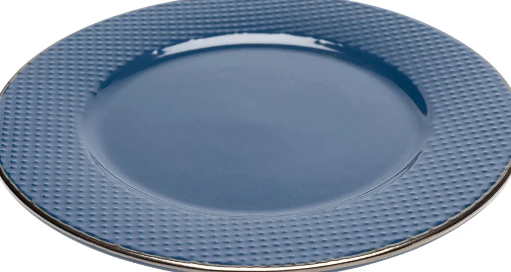 KARE Teller Muse Blau Ø20cm