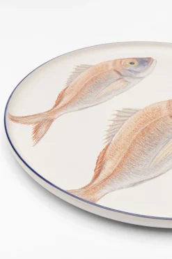 KARE Teller Poisson Blau Ø27cm Sortiert Sale