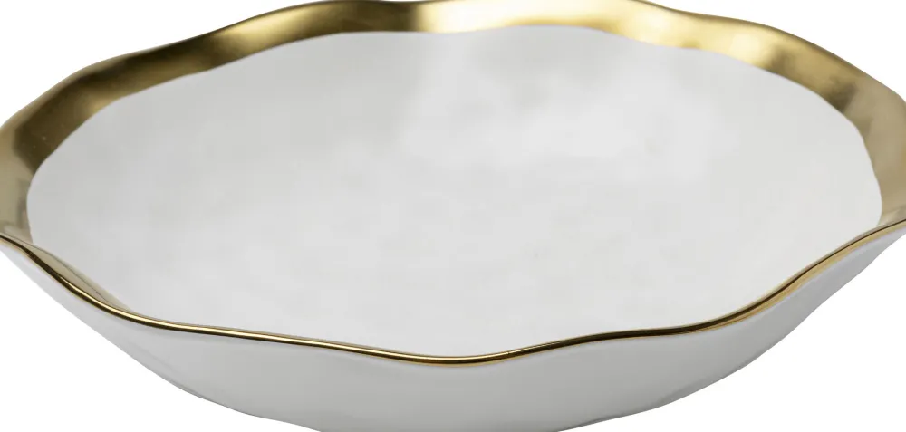 KARE Teller Tief Bell Weiß Ø20cm Outlet