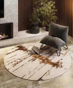 KARE Teppich Abstract Grey Line Ø200cm Discount